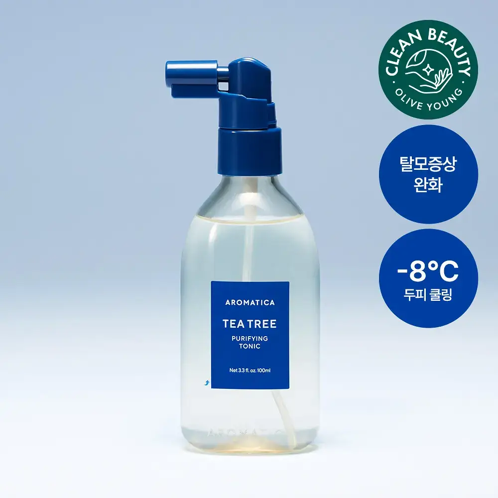 [두피쿨링/탈모증상완화] 아로마티카 티트리 퓨리파잉 토닉 100ml (단품/더블기획)